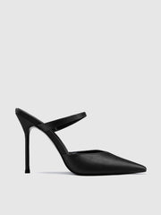 Marianna Mule - Satin Black