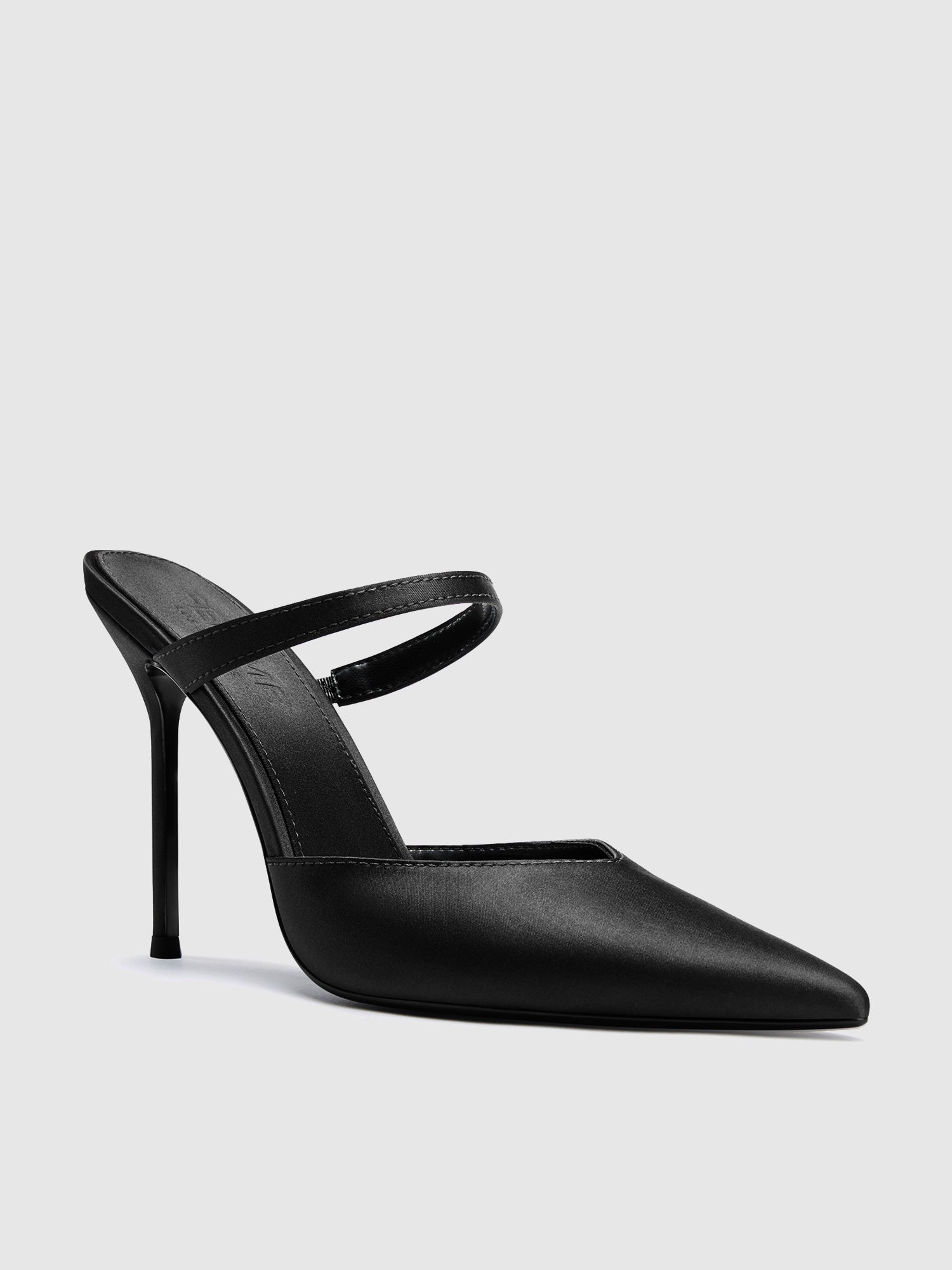 Marianna Mule - Satin Black