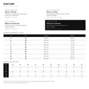 FEMME LA size & fit guide