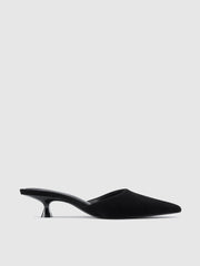 St. Honore Slipper - Suede Noir