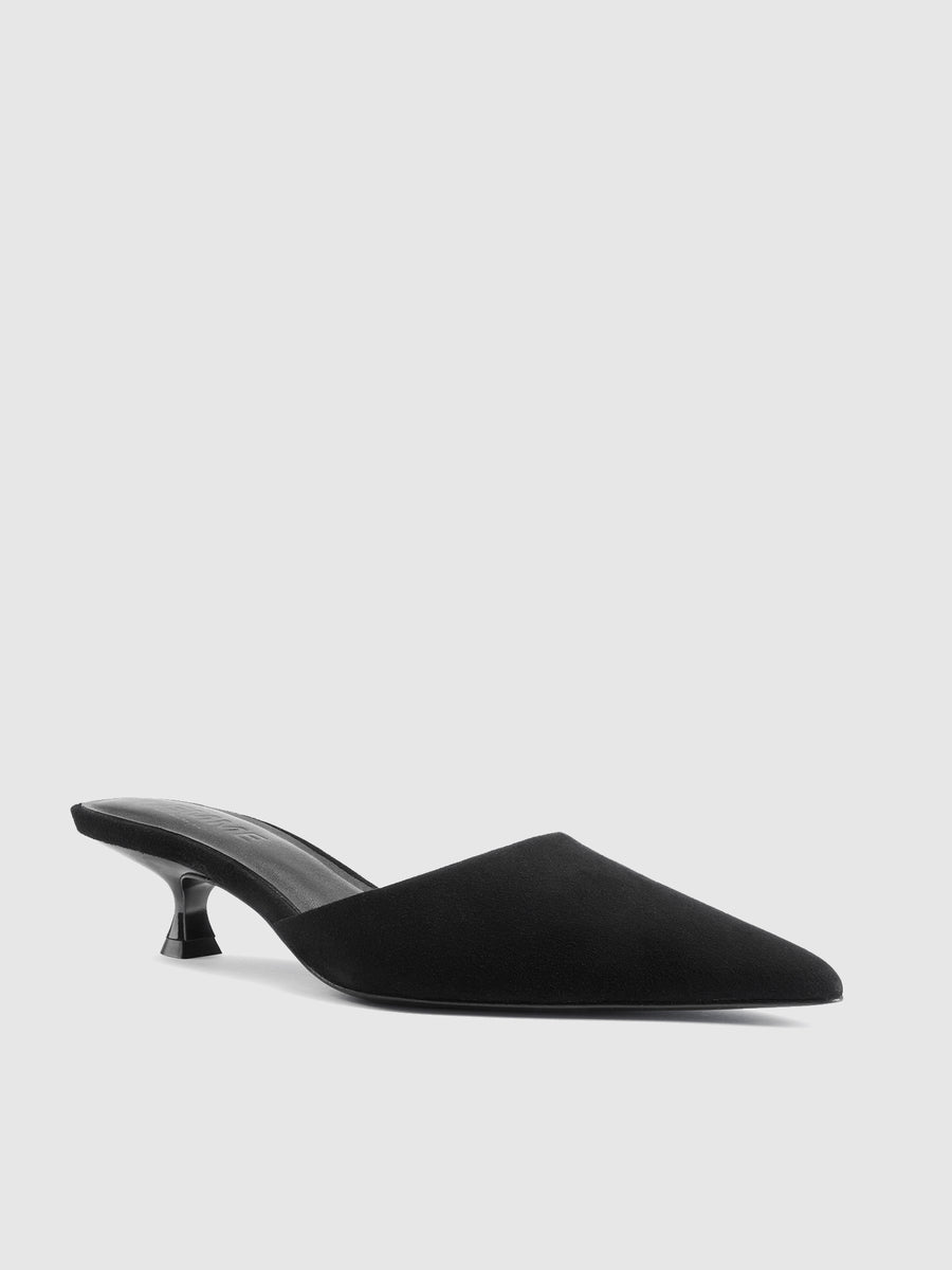 St. Honore Slipper - Suede Noir