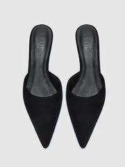 St. Honore Slipper - Suede Noir