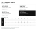 FEMME LA size & fit guide