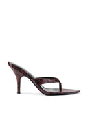 Tokyo Thong Sandal - Mulberry Python