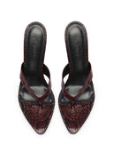 Tokyo Thong Sandal - Mulberry Python