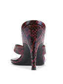 Tokyo Thong Sandal - Mulberry Python