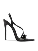Vesper Sandal - Satin Black