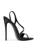 Vesper Sandal - Satin Black