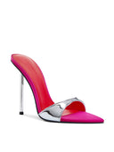 Whiskey Slipper - Platinum/Pink/Red