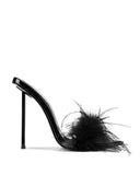 Whiskey Slipper Fur - Black