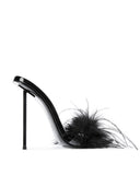 Whiskey Slipper Fur - Black