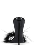 Whiskey Slipper Fur - Black