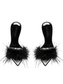 Whiskey Slipper Fur - Black