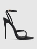 Ale Sandal - Satin Black - FEMME LA