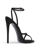 Ale Sandal - Satin Black - FEMME LA