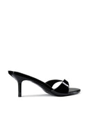 Amalfi Slipper - Glazed Black - FEMME LA