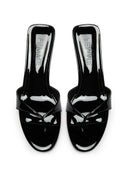 Amalfi Slipper - Glazed Black - FEMME LA