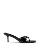 Amalfi Slipper - Glazed Black - FEMME LA