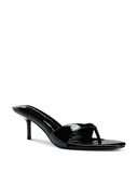 Amalfi Slipper - Glazed Black - FEMME LA