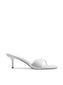 Amalfi Slipper - Glazed White - FEMME LA