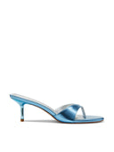 Amalfi Slipper - Metallic Blue - FEMME LA