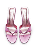 Amalfi Slipper - Metallic Pink - FEMME LA