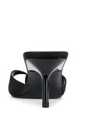 Amalfi Slipper - Satin Black - FEMME LA
