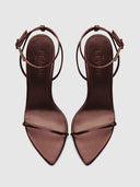 ANDX Sandal - Chocolate Satin - FEMME LA