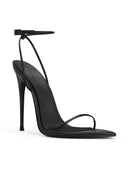 ANDX Sandal - Satin Black - FEMME LA