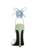 Athens Lace Up - Blue/Sage - FEMME LA