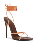 Athens Lace Up - Coco / Peach - FEMME LA
