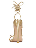 Athens Lace Up - Golden - FEMME LA