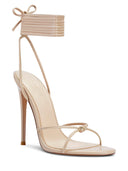 Athens Lace Up - Latte - FEMME LA