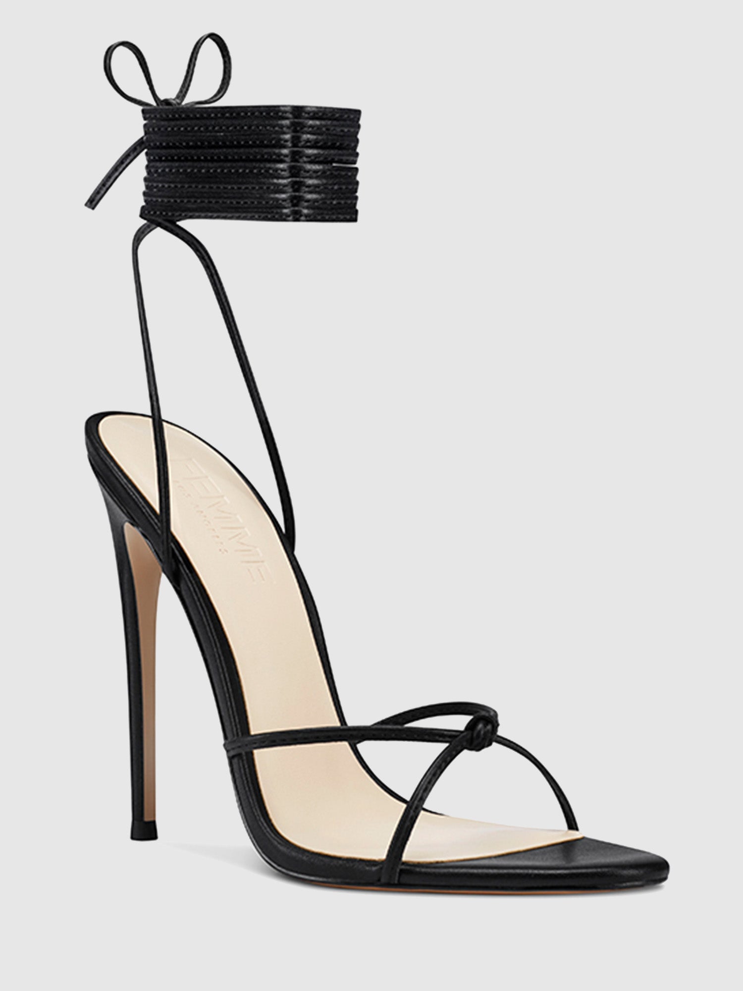 Athens Lace Up - Noir - FEMME LA