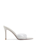 Bella Slipper - Ivory Crystal - FEMME LA