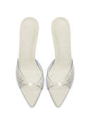 Bella Slipper - Ivory Crystal - FEMME LA