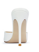 Bella Slipper - White - FEMME LA
