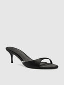 Capri Slipper - Nero - FEMME LA
