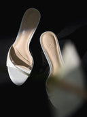 Capri Slipper - White - FEMME LA