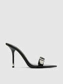 Carter Mule 100 - Black - FEMME LA