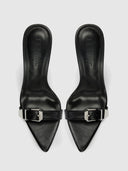 Carter Mule 100 - Black - FEMME LA