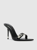 Carter Mule 100 - Black - FEMME LA