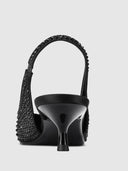 Chantilly Slingback - Noir Crystal - FEMME LA
