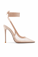 Cobra Lace Up - Nude - FEMME LA