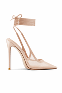 Cobra Lace Up - Nude - FEMME LA