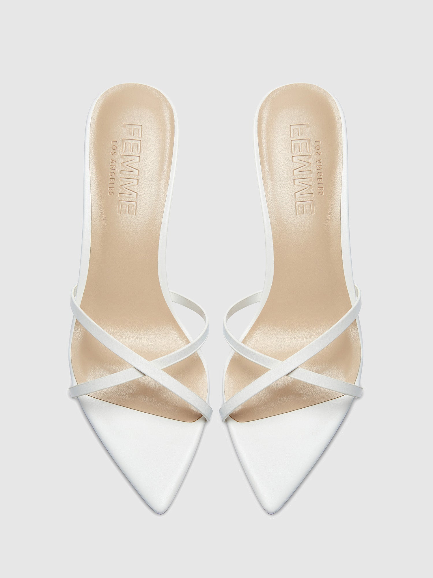 Copenhagen Slipper - White | FEMME LA