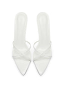 Donatella 100 - Patent White - FEMME LA
