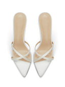 Donatella 100 - White Satin - FEMME LA