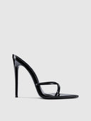 Donatella Mule - Glazed Noir - FEMME LA