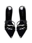 Donatella Mule - Glazed Noir - FEMME LA